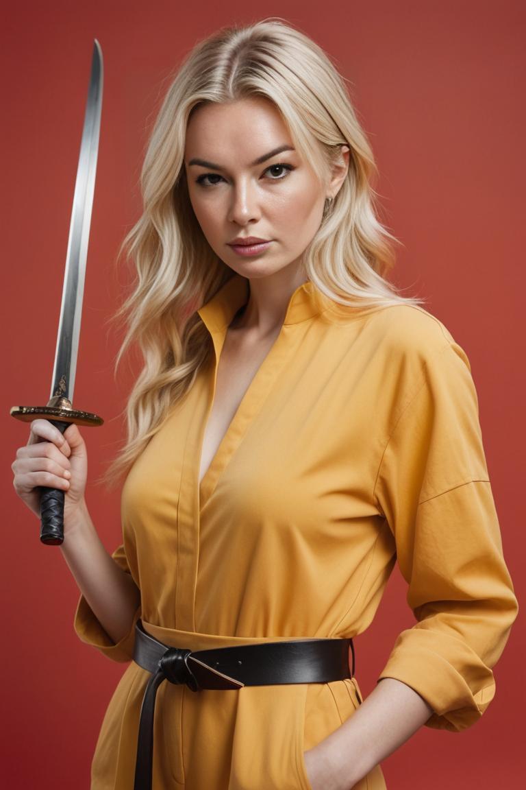 Photify AI prompt preview for Kill Bill Vibes pack - 240 - 2025-05-21T14:24:15.245Z
