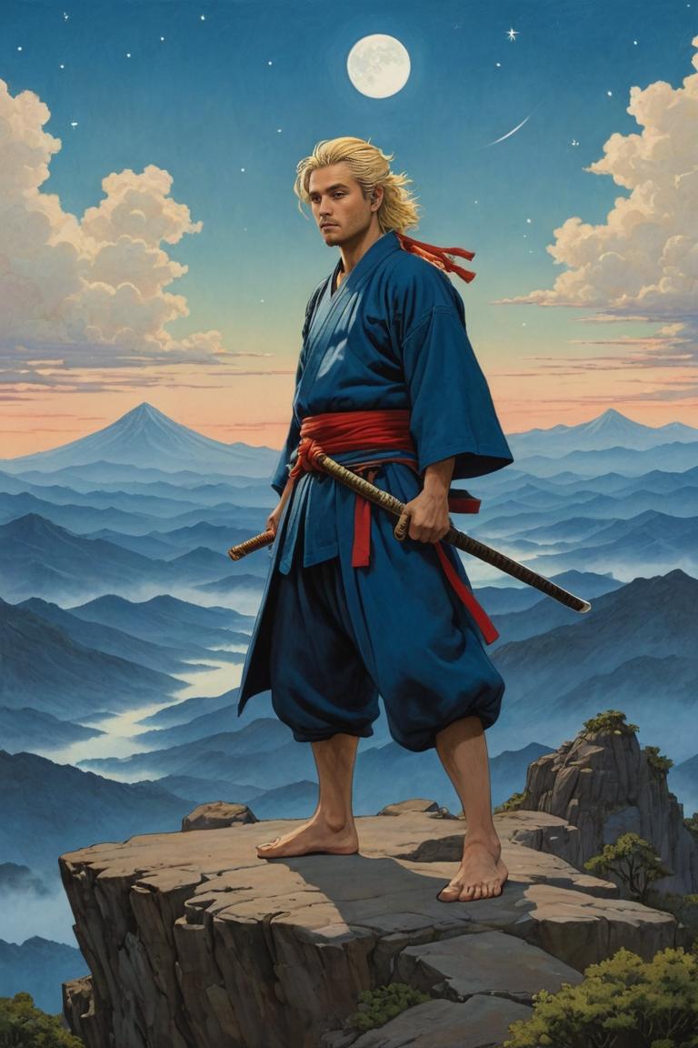 Photify AI prompt preview for Samurai Painting pack - 240 - 2025-04-21T12:05:07.584Z