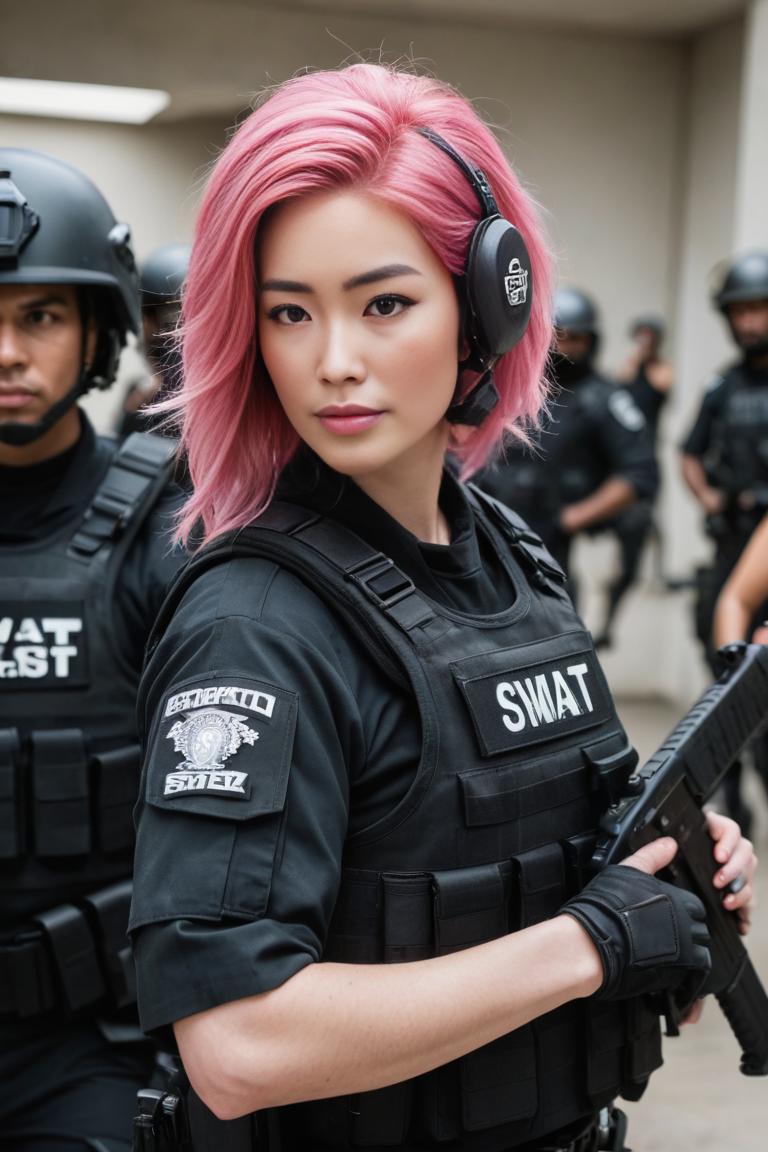 Photify AI prompt preview for Swat Girl pack - 240 - 2025-04-18T19:19:27.672Z