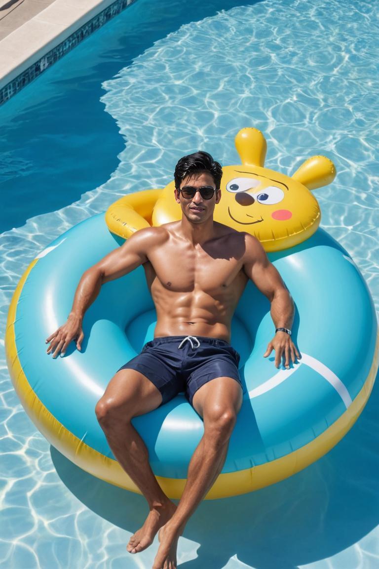 Photify AI prompt preview for Poolside Cartoon Fun pack - 240 - 2025-05-31T00:38:16.125Z