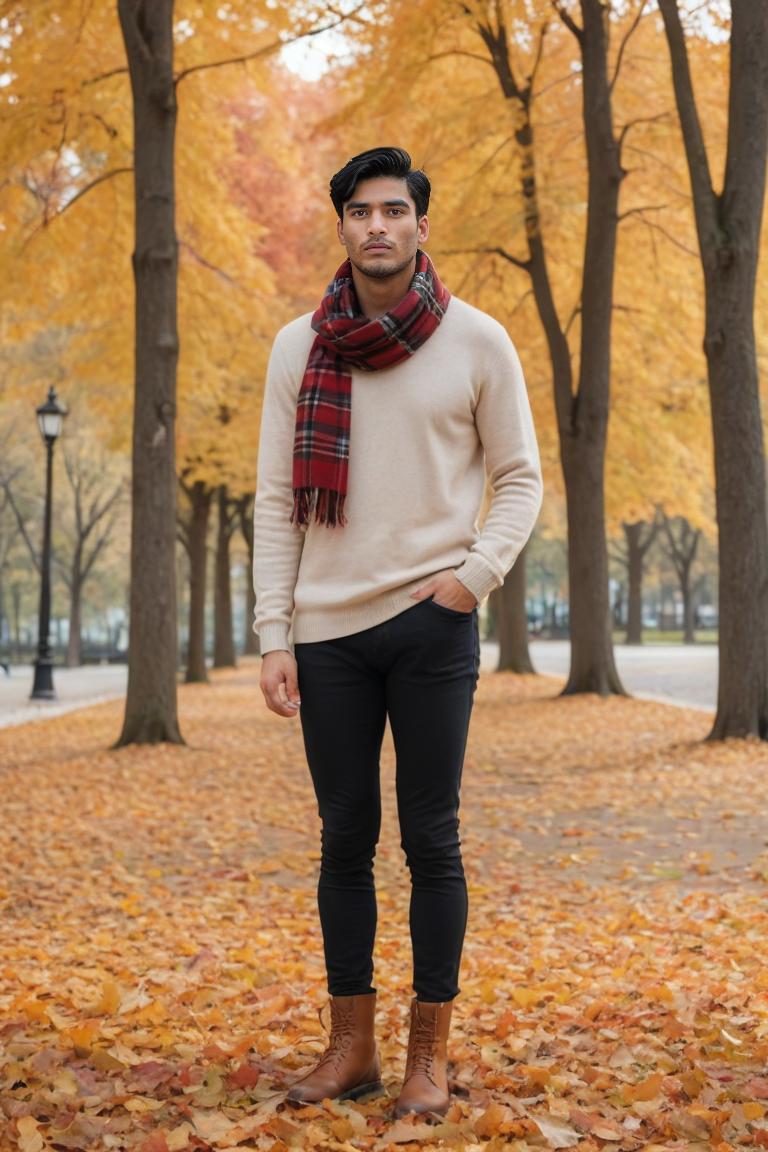 Photify AI prompt preview for Cozy Autumn Fashion pack - 240 - 2025-09-10T05:31:22.752Z