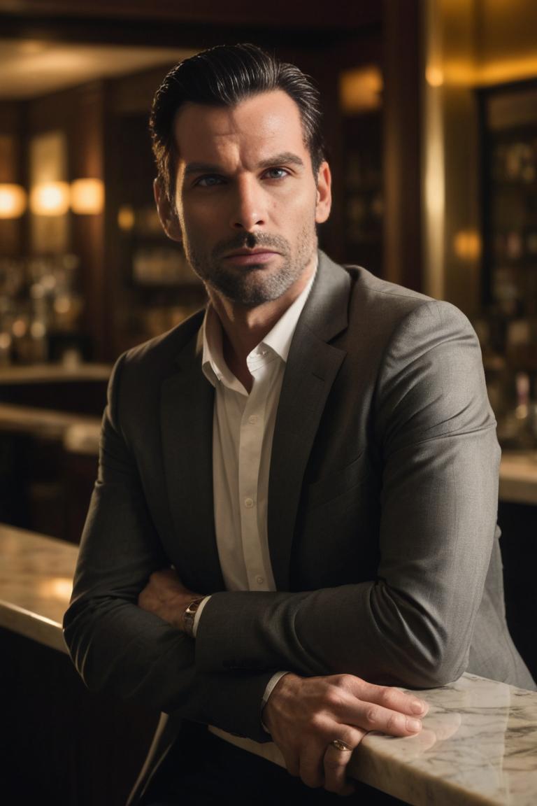 Photify AI prompt preview for Elegant Man 44 Years Old pack - 240 - 2025-05-31T00:16:13.728Z