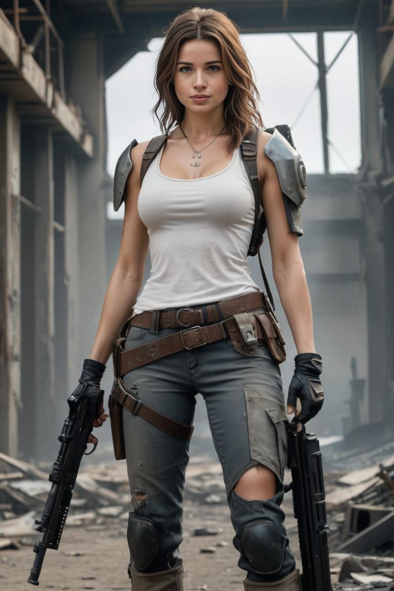 Photify AI prompt preview for Post-apocalyptic Women pack - 240 - 2025-05-31T00:17:16.868Z