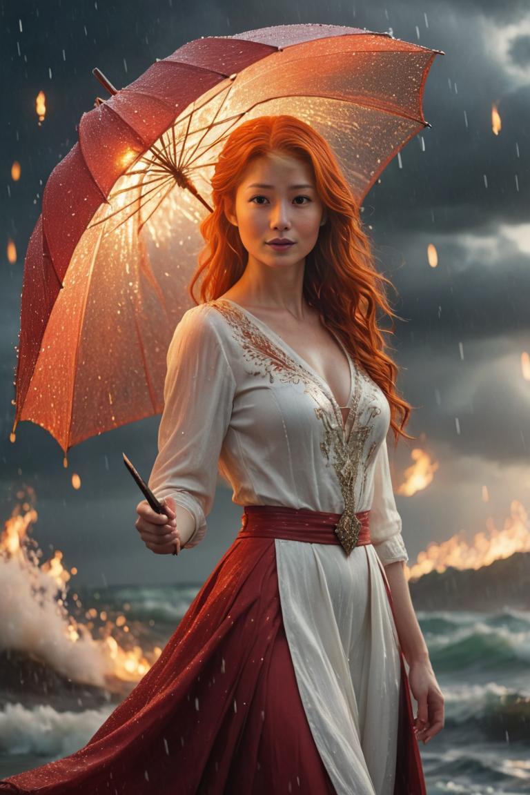 Photify AI prompt preview for Girls In Rain With Umbrella pack - 240 - 2025-04-20T16:15:57.741Z