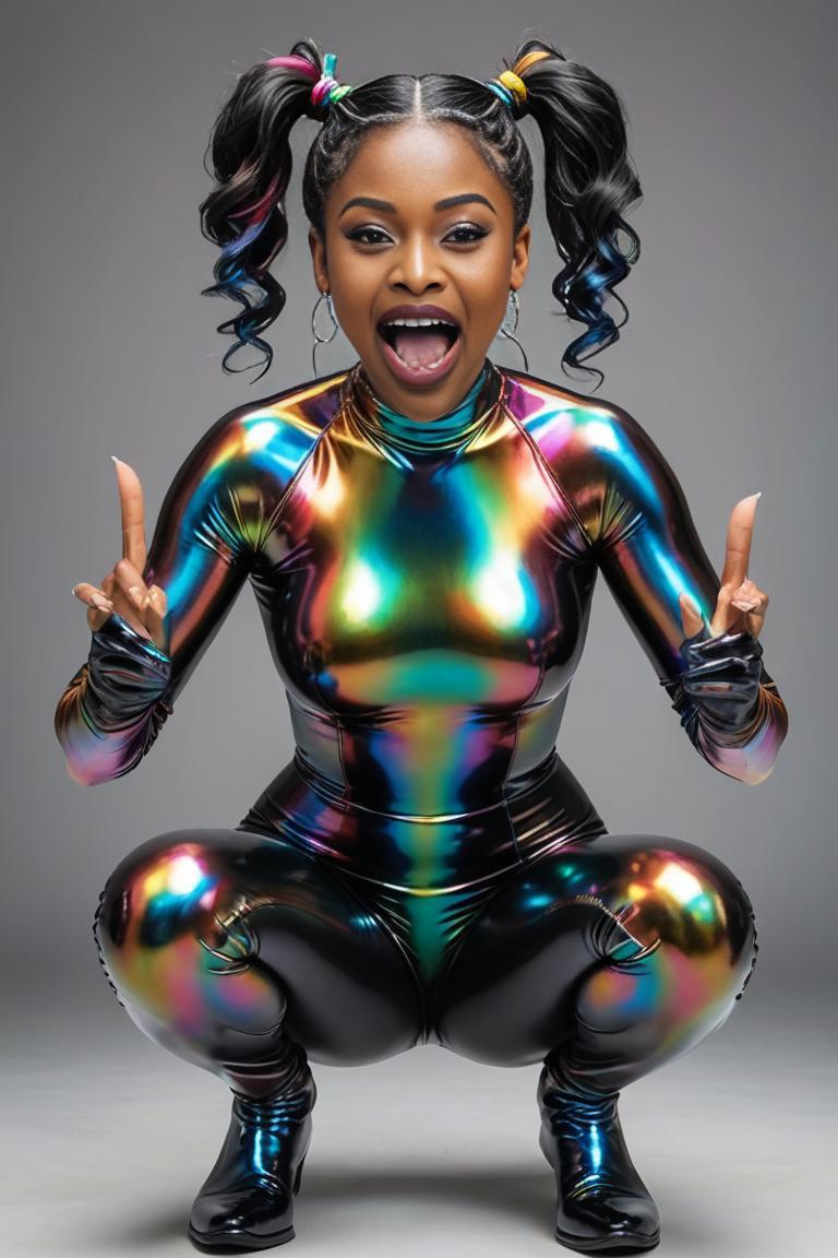 Photify AI prompt preview for Rainbow Morphsuit Latex pack - 240 - 2025-04-20T16:11:39.692Z