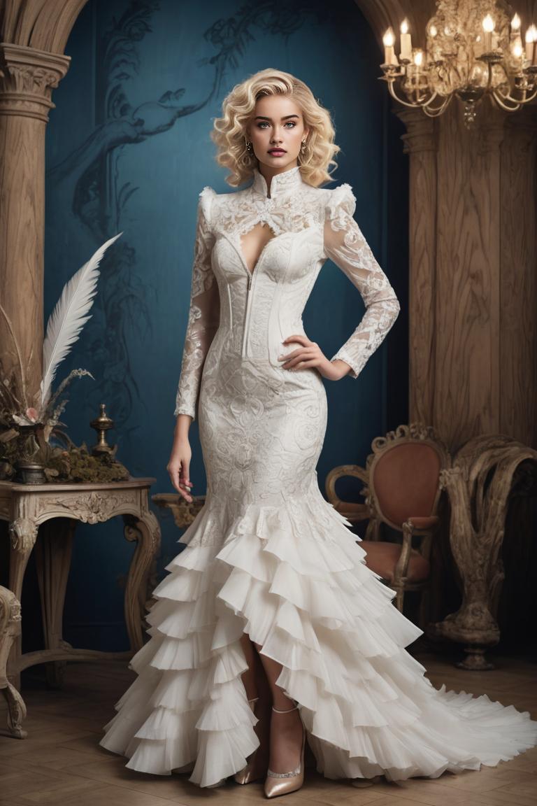 Photify AI prompt preview for Gaultier Couture pack - 240 - 2025-04-23T23:21:20.081Z