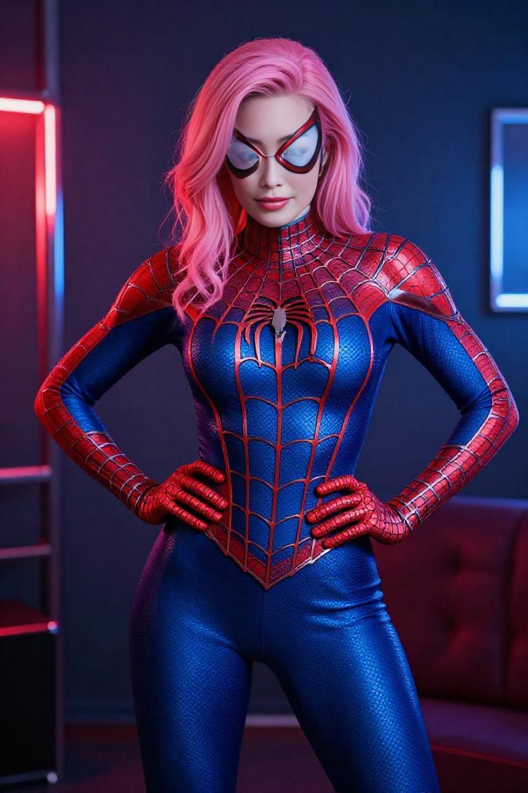 Photify AI prompt preview for Spiderwoman Glow pack - 240 - 2026-07-24T01:30:38.712Z