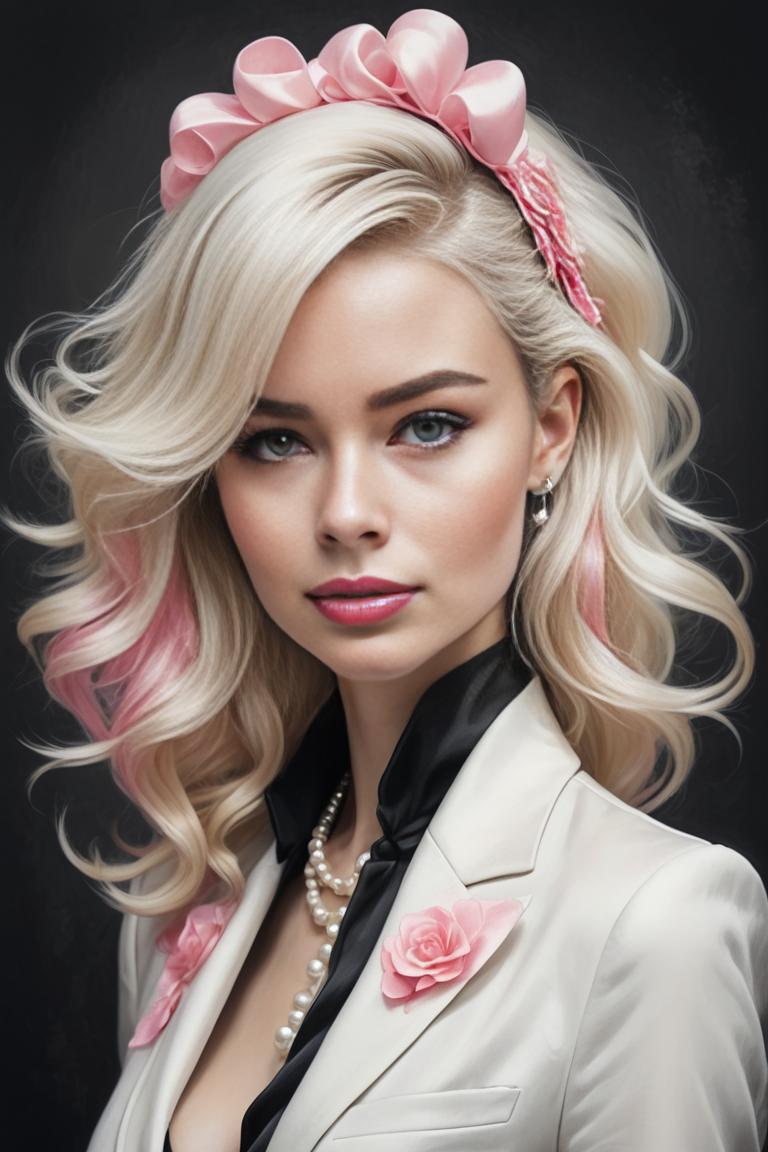 Photify AI prompt preview for Pink And White Albino pack - 240 - 2025-10-06T06:40:39.314Z