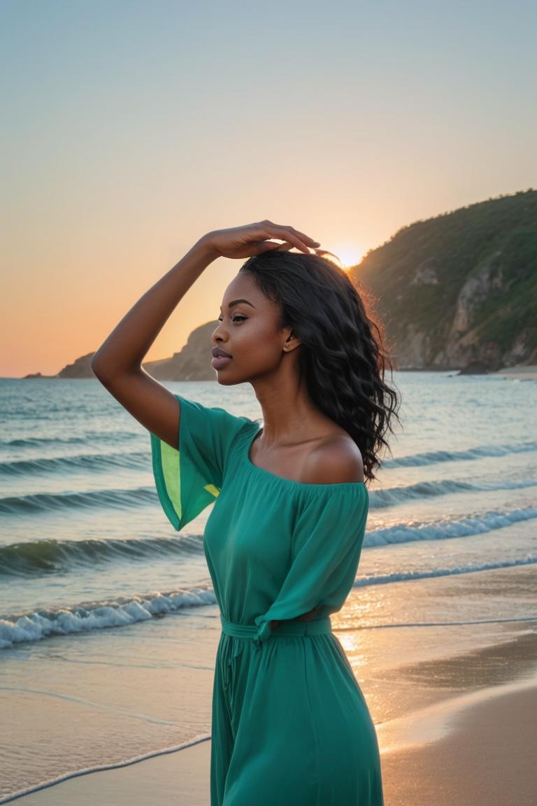 Photify AI prompt preview for Beach Sunset Worship pack - 240 - 2025-05-31T00:31:33.377Z