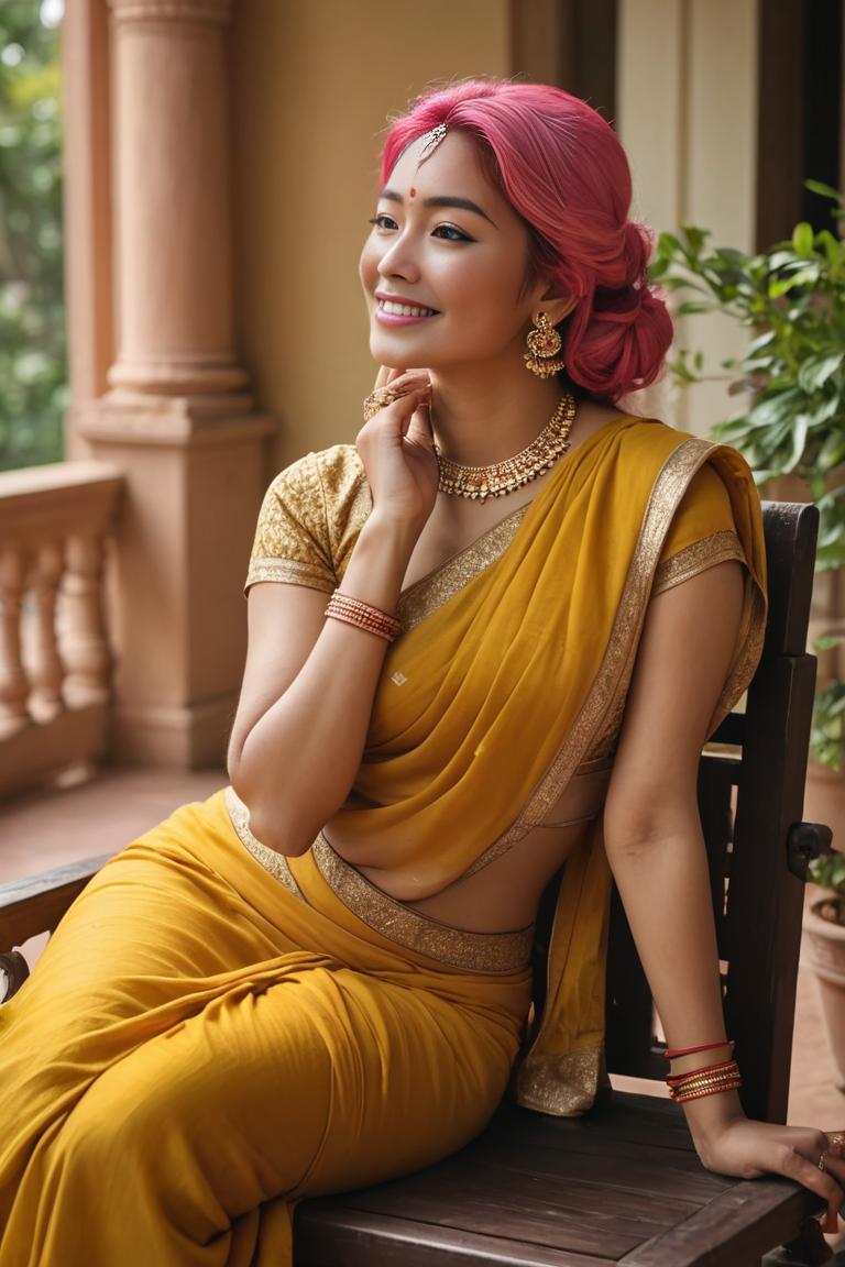 Photify AI prompt preview for Saree Flirty pack - 240 - 2025-05-09T04:33:58.119Z
