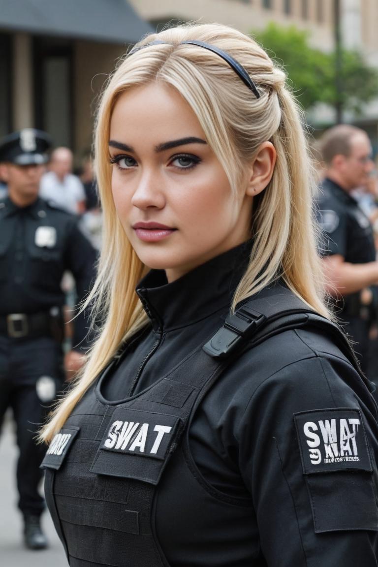 Photify AI prompt preview for Swat Girl pack - 240 - 2025-04-18T19:19:27.672Z