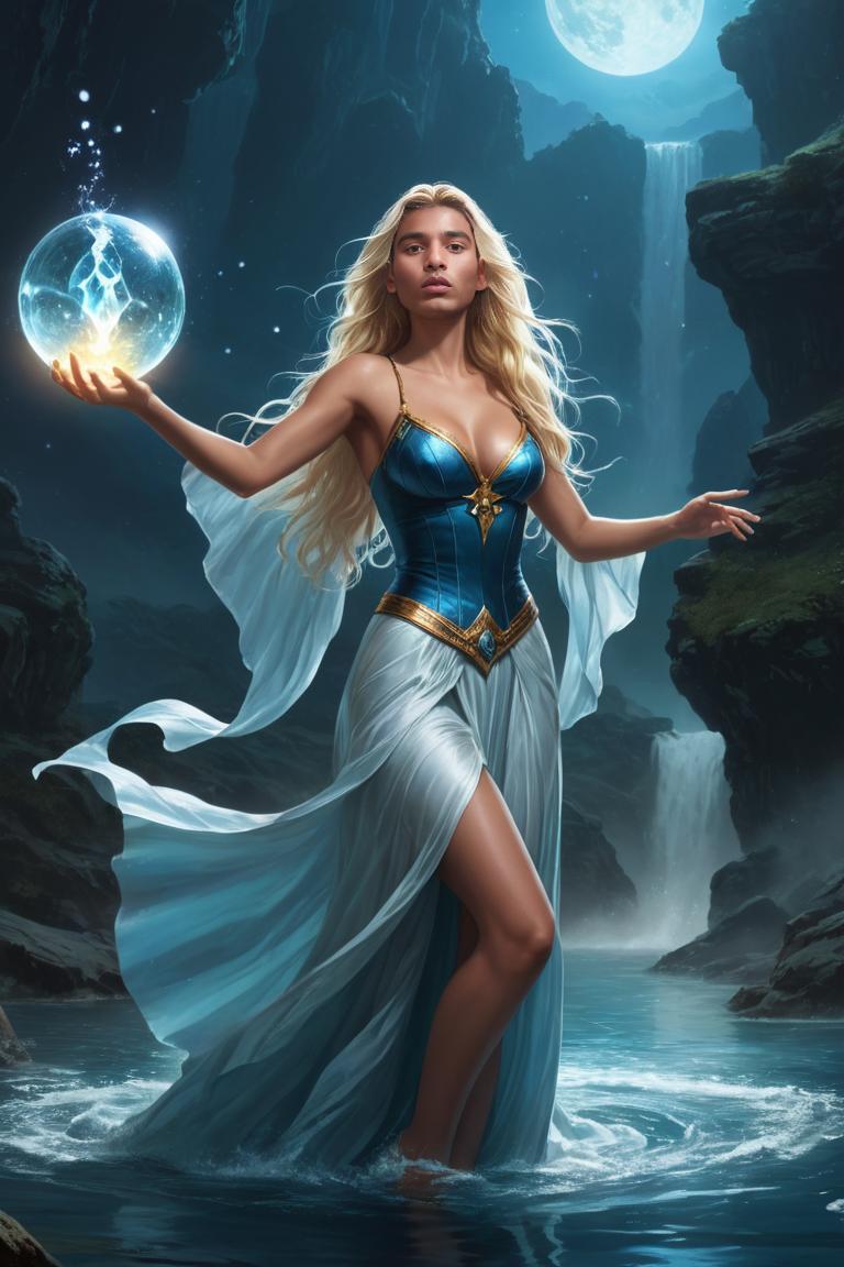 Photify AI prompt preview for Girl Sorceress pack - 240 - 2025-05-31T00:38:16.405Z