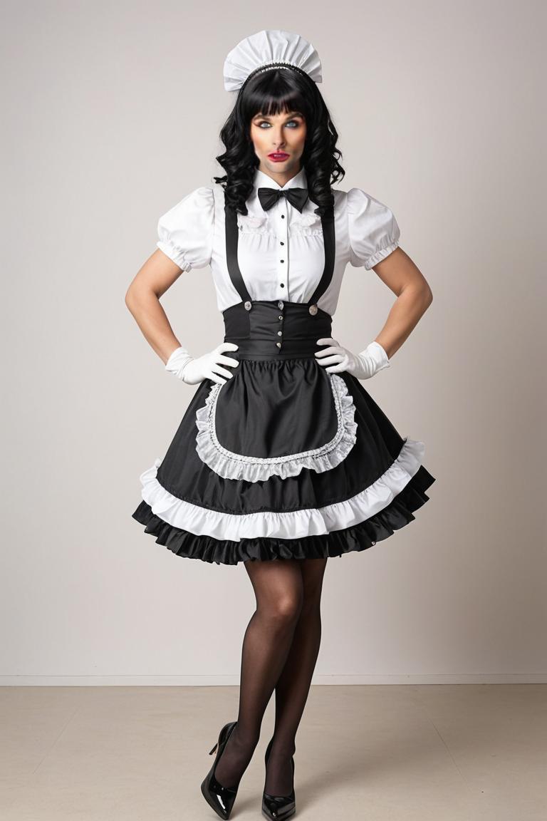 Photify AI prompt preview for Sissy French Maid pack - 240 - 2025-05-09T08:24:00.153Z