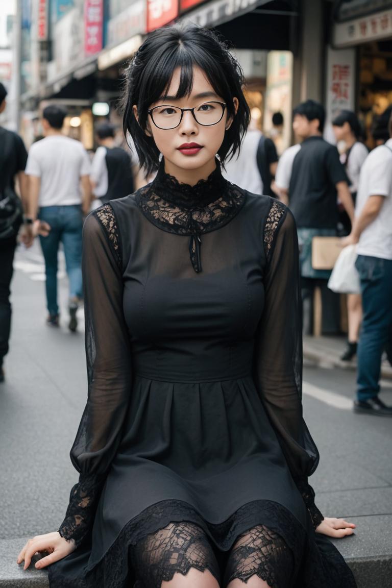 Photify AI prompt preview for Gothic Harajuku pack - 240 - 2025-04-26T17:03:37.671Z