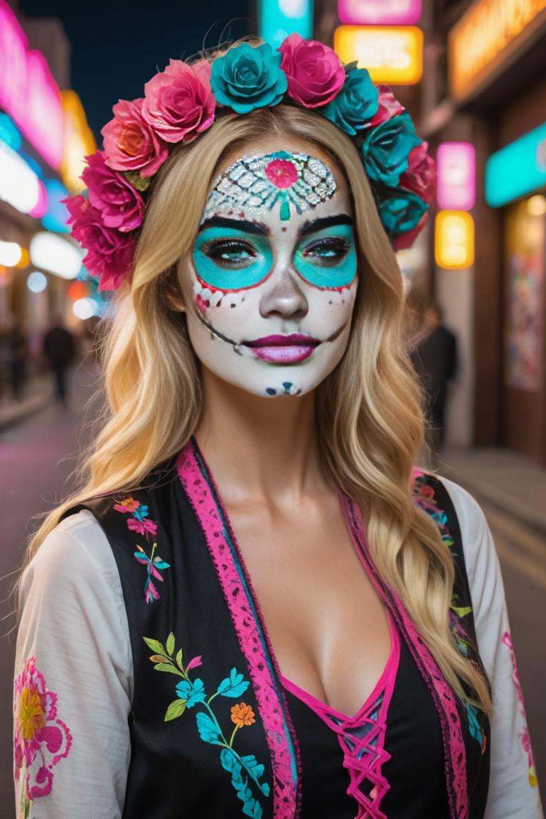 Photify AI prompt preview for Sugar Skull Visions pack - 240 - 2025-09-28T03:42:38.852Z