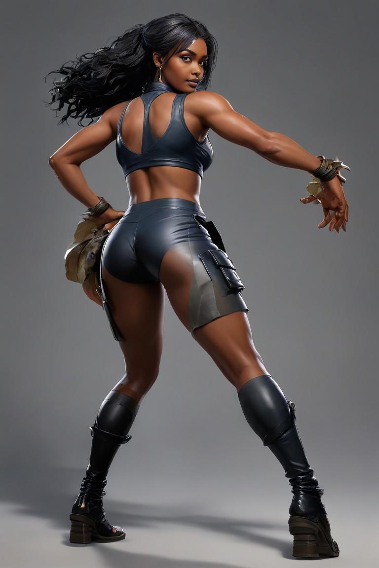 Photify AI prompt preview for Street Fighter (female) pack - 240 - 2025-05-09T06:05:16.616Z