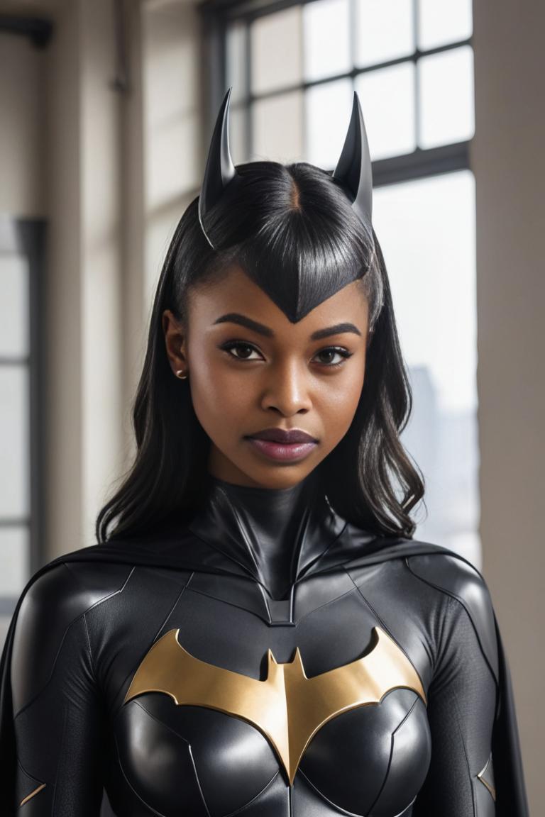 Photify AI prompt preview for Batgirl Cosplay pack - 240 - 2025-08-23T22:43:06.055Z