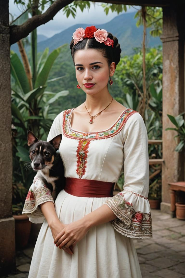 Photify AI prompt preview for Dracula And Frida Kahlo 🏵️🌃 pack - 240 - 2025-05-30T23:49:41.871Z