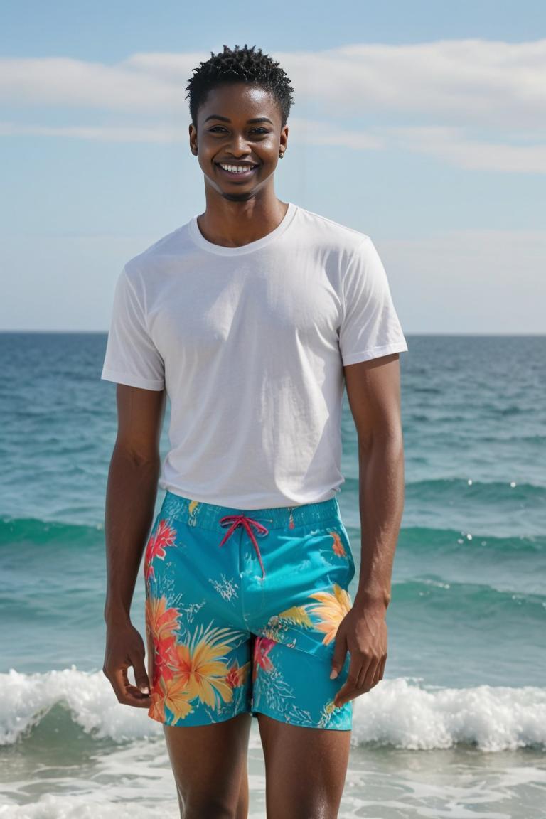 Photify AI prompt preview for Beach Confident pack - 240 - 2025-04-27T19:45:27.072Z