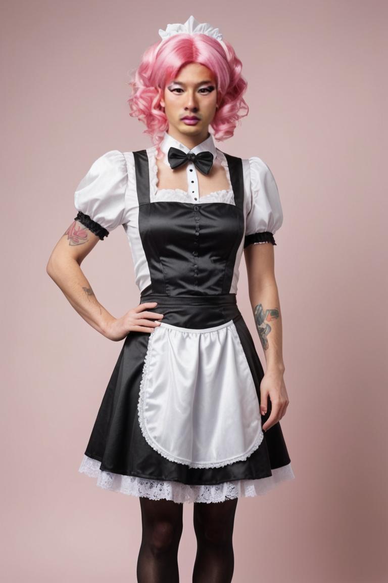 Photify AI prompt preview for Sissy French Maid pack - 240 - 2025-05-09T08:24:00.153Z