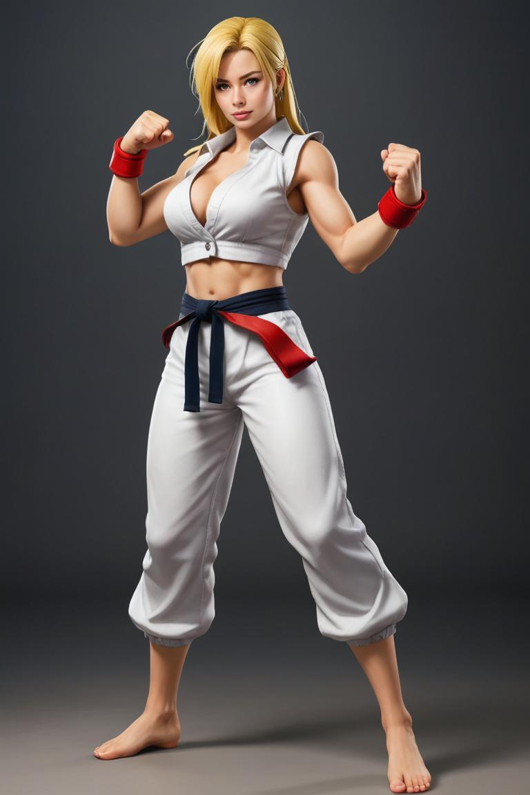 Photify AI prompt preview for Street Fighter (female) pack - 240 - 2025-05-09T06:05:16.616Z