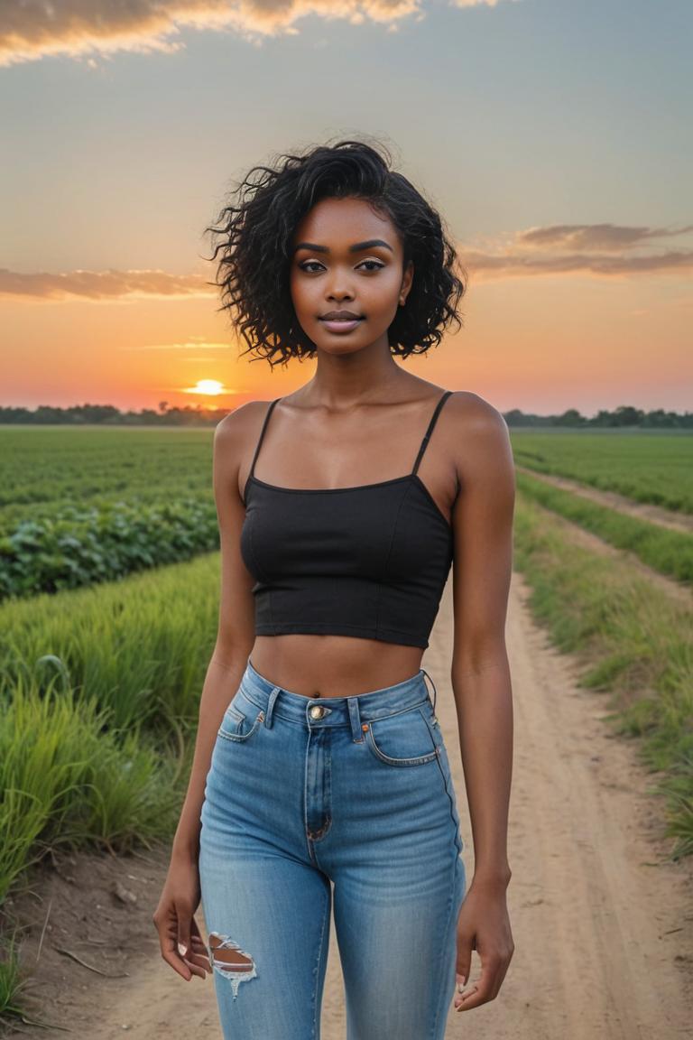 Photify AI prompt preview for Countryside Sunset pack - 240 - 2025-05-31T00:37:08.643Z