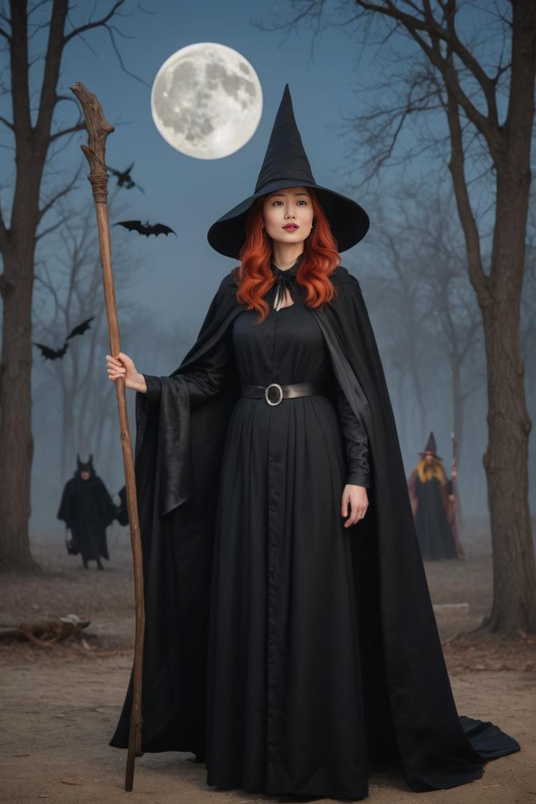 Photify AI prompt preview for Witch's Attire pack - 240 - 2025-04-18T19:40:19.857Z