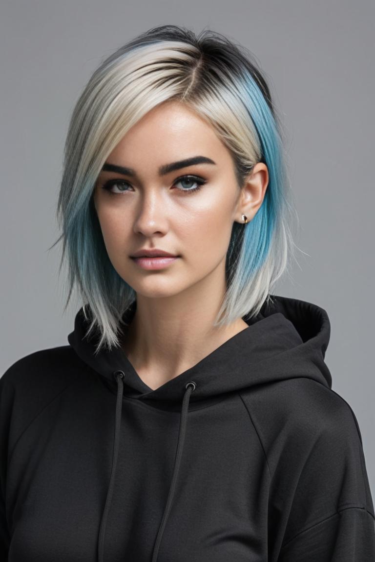 Photify AI prompt preview for Blue Haired Rebel pack - 240 - 2025-06-26T16:09:11.318Z