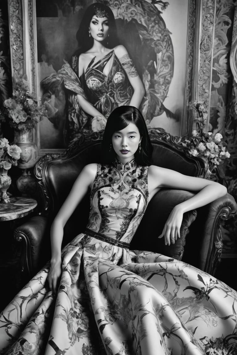 Photify AI prompt preview for Black-and-white Vogue pack - 240 - 2025-04-26T02:41:13.937Z