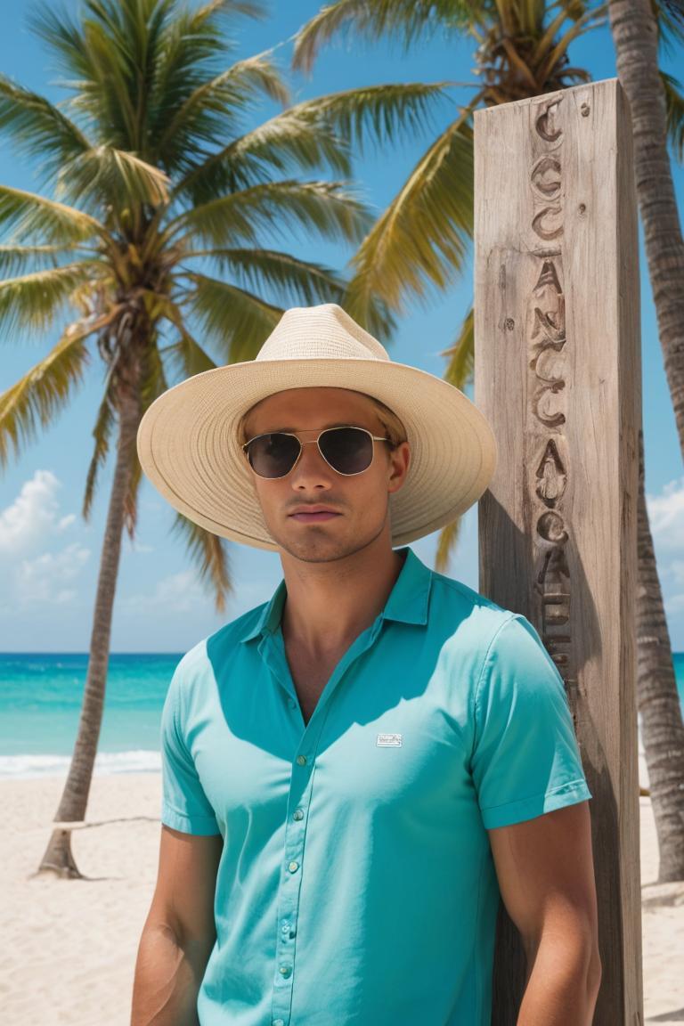 Photify AI prompt preview for Cancún Glamour pack - 240 - 2025-08-07T03:16:35.701Z