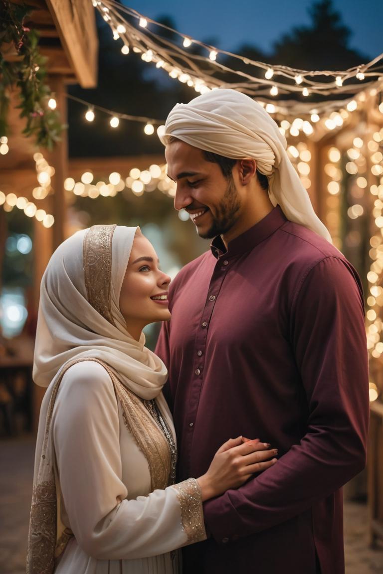 Photify AI prompt preview for Hijab Romance pack - 240 - 2025-05-09T05:22:50.193Z