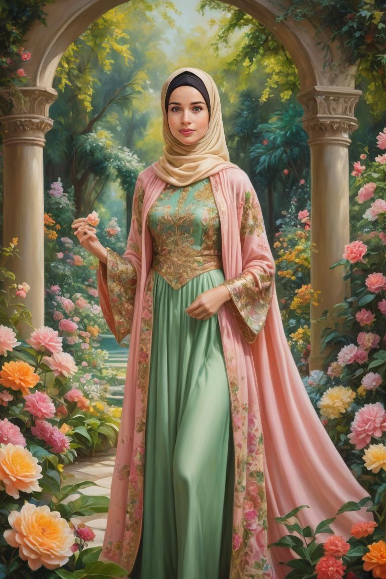 Photify AI prompt preview for Enchanted - Hijab Edition pack - 240 - 2025-05-30T23:56:00.987Z
