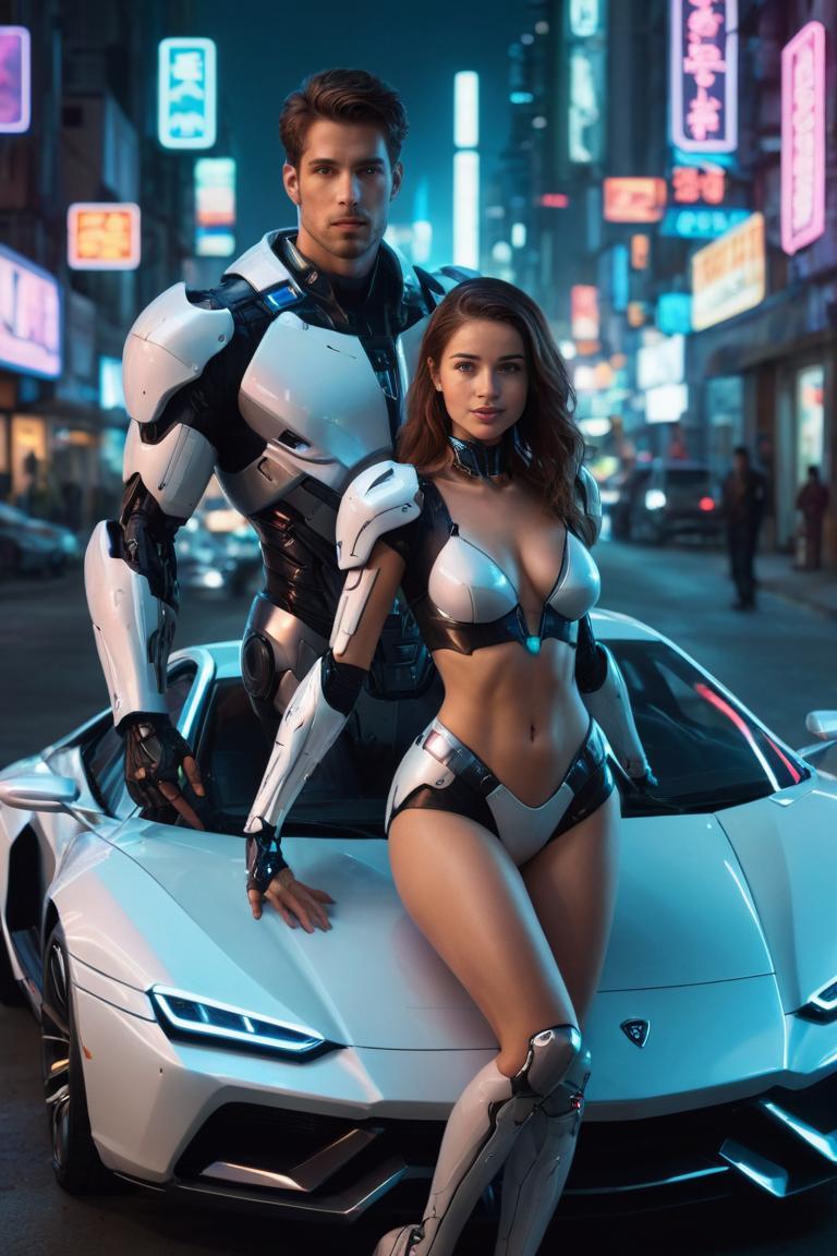 Photify AI prompt preview for Cyberpunk Couple pack - 240 - 2025-04-26T20:05:07.601Z