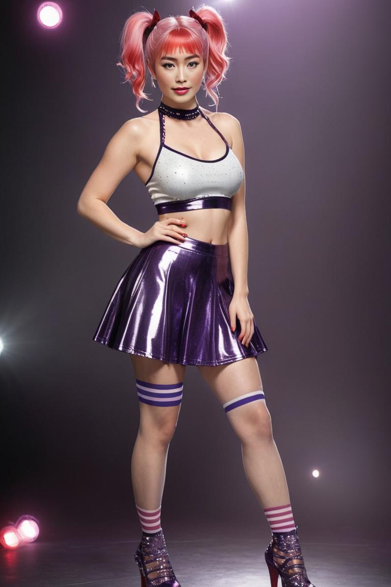 Photify AI prompt preview for Cheer Latex Style pack - 240 - 2025-06-23T07:43:13.945Z