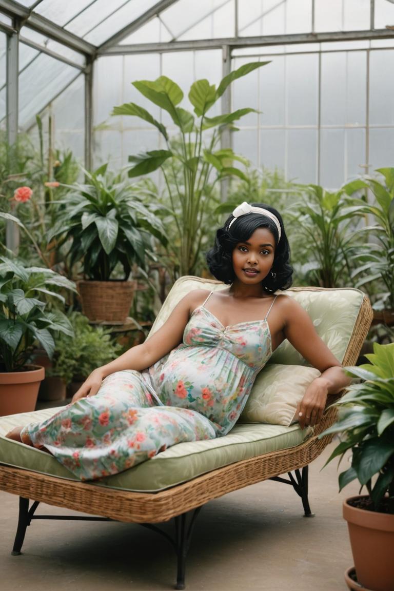 Photify AI prompt preview for 1960s Pregnant Glamour pack - 240 - 2025-05-31T00:27:27.080Z
