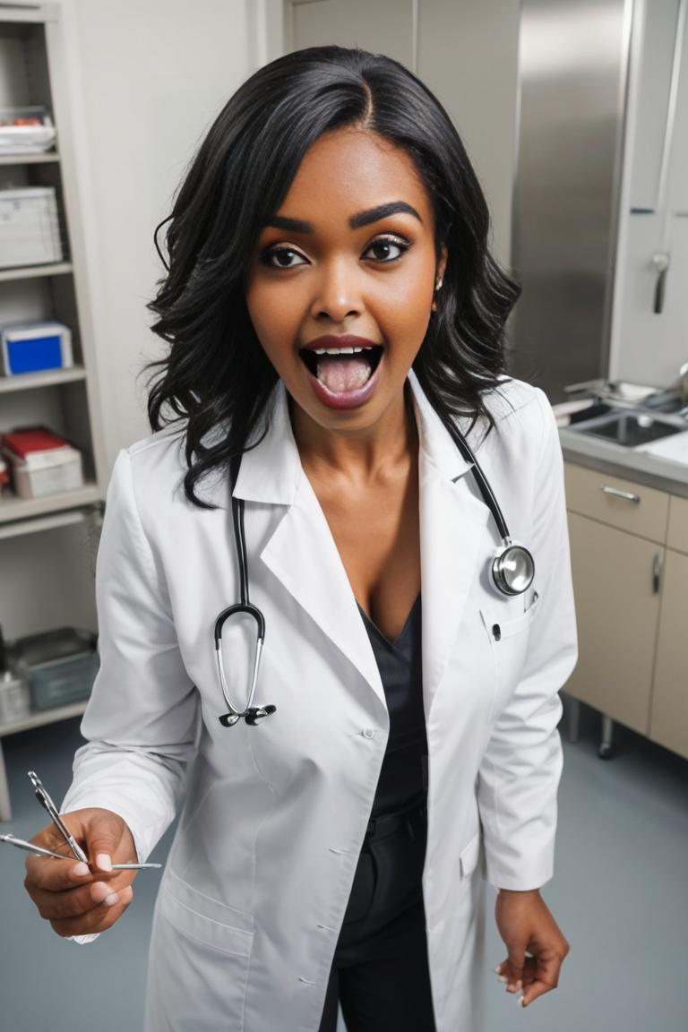 Photify AI prompt preview for Female Bizzarre Doctor pack - 240 - 2025-05-31T00:38:15.635Z
