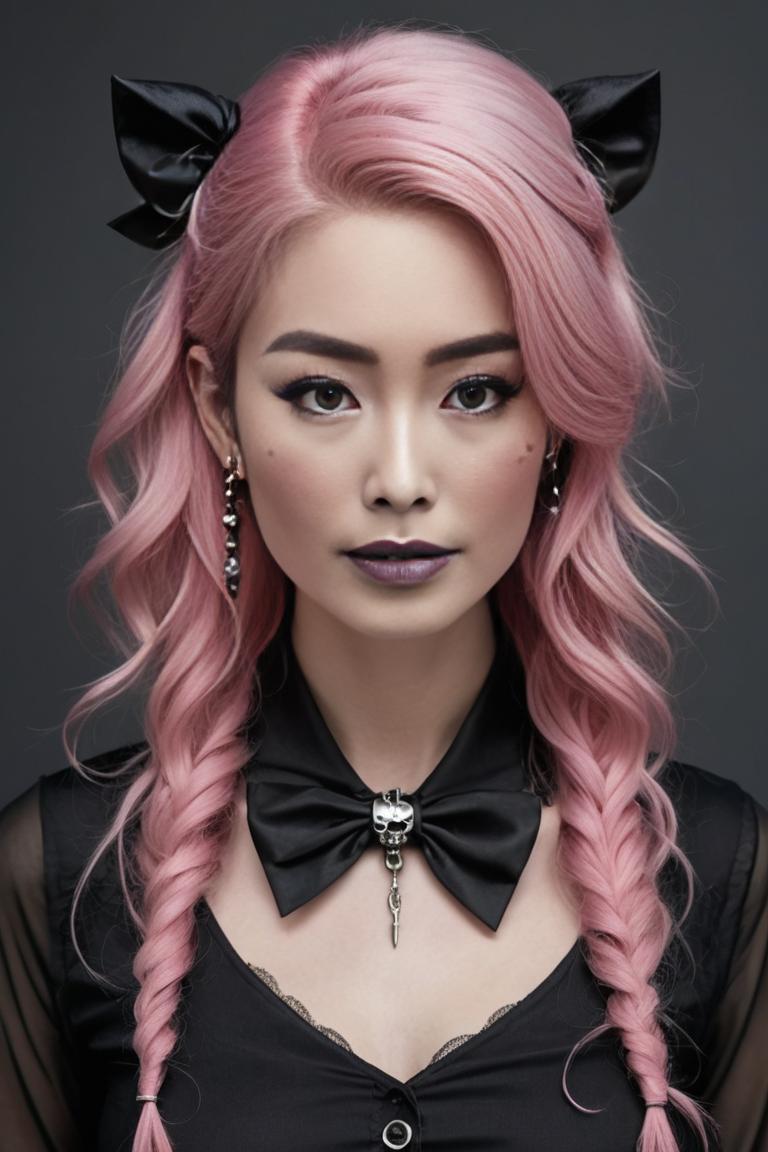 Photify AI prompt preview for Goth Girls pack - 240 - 2025-05-31T00:27:29.628Z