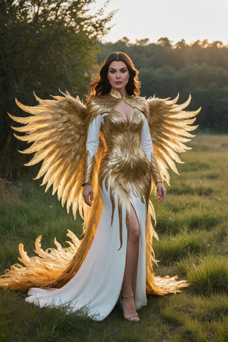 Photify AI prompt preview for Woman Golden Phoenix pack - 240 - 2025-05-09T08:34:57.804Z