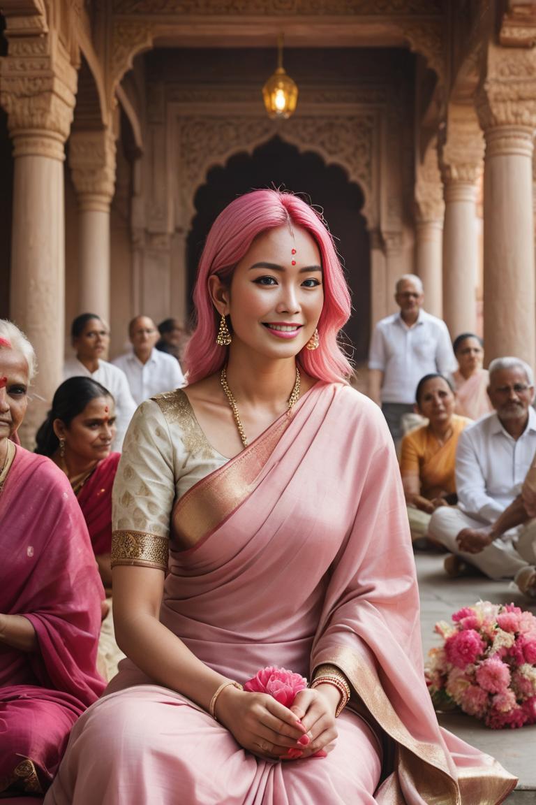 Photify AI prompt preview for Saree Soirée pack - 240 - 2025-04-19T12:16:31.604Z