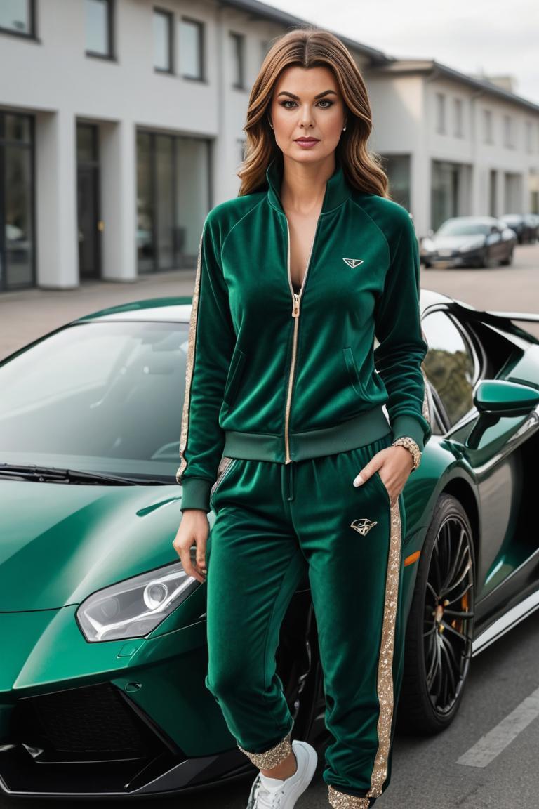Photify AI prompt preview for Juicy Couture Tracksuits pack - 240 - 2025-04-24T00:57:55.515Z