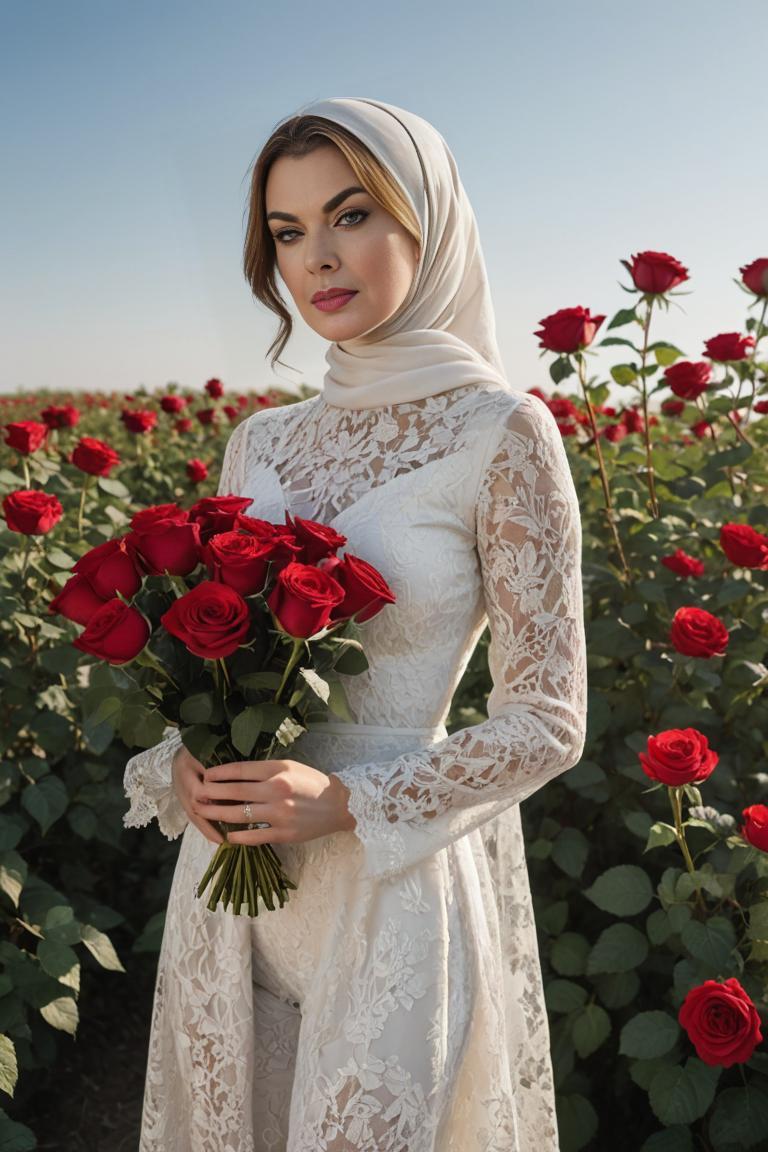 Photify AI prompt preview for Latex Hijab Fashion pack - 240 - 2025-05-09T17:40:01.643Z
