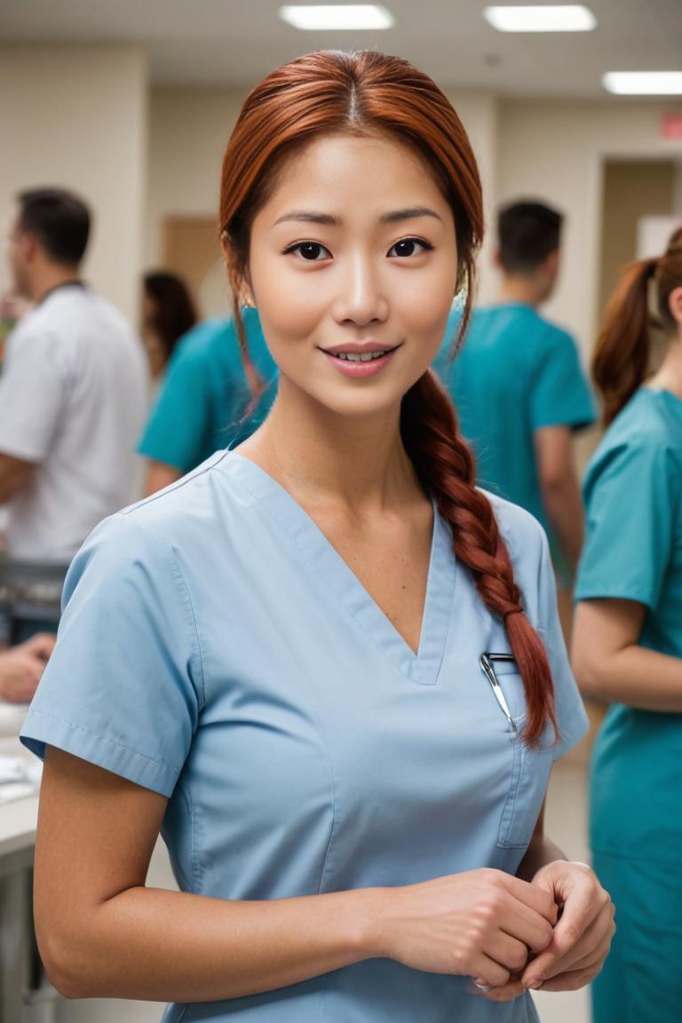 Photify AI prompt preview for Asian Nurse pack - 240 - 2025-04-30T16:51:18.773Z