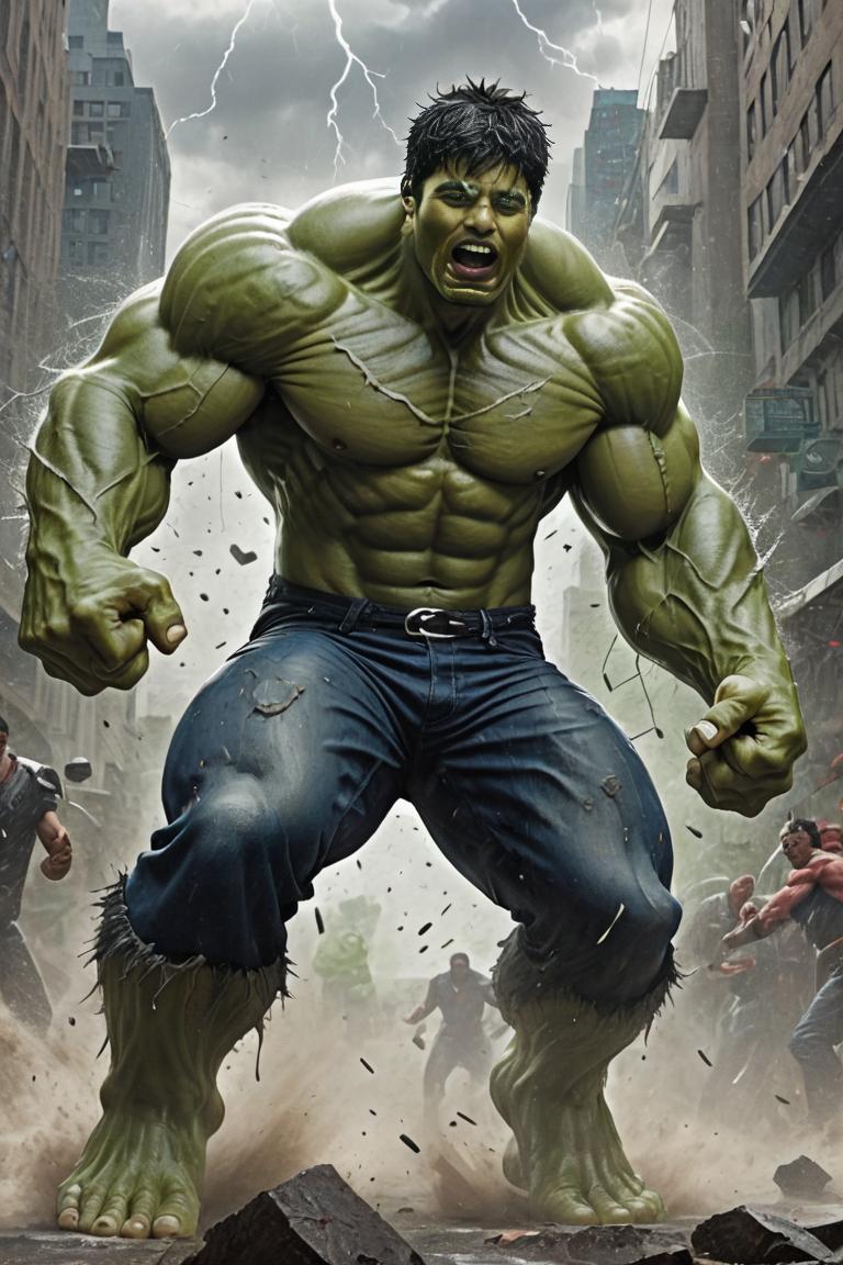 Photify AI prompt preview for Hulk Battle pack - 240 - 2025-04-27T17:09:37.991Z