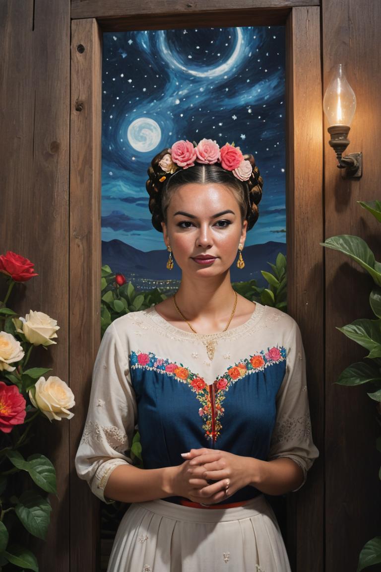 Photify AI prompt preview for Frida Kahlo2🏵️🌸🌼 pack - 240 - 2025-05-31T00:10:04.093Z