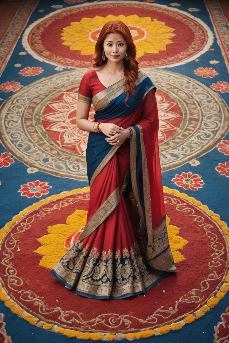 Photify AI prompt preview for Rangoli Radiance pack - 240 - 2026-04-03T17:19:56.451Z