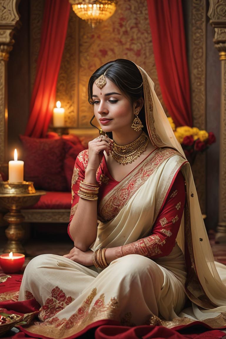 Photify AI prompt preview for Indian Bridal Elegance pack - 240 - 2025-04-19T10:50:56.397Z