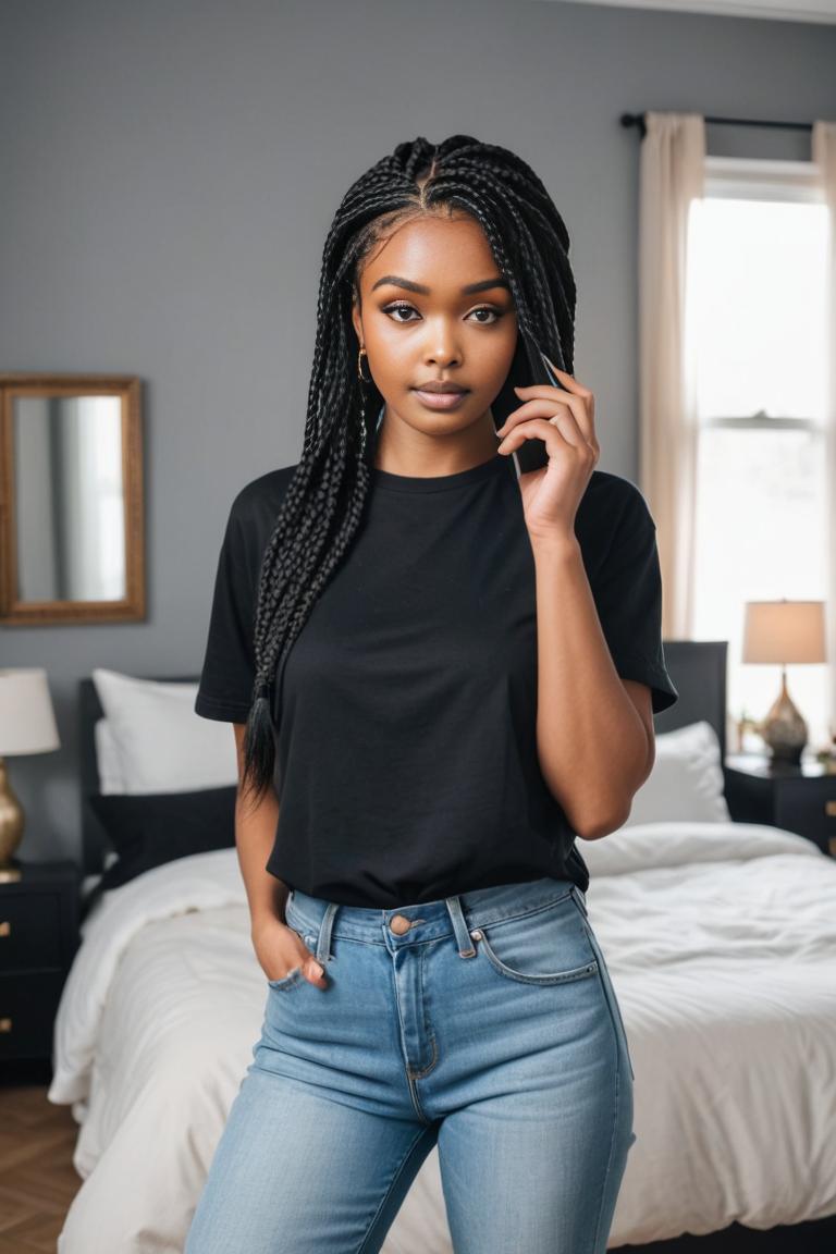 Photify AI prompt preview for Braided Selfies pack - 240 - 2026-01-23T23:03:42.352Z