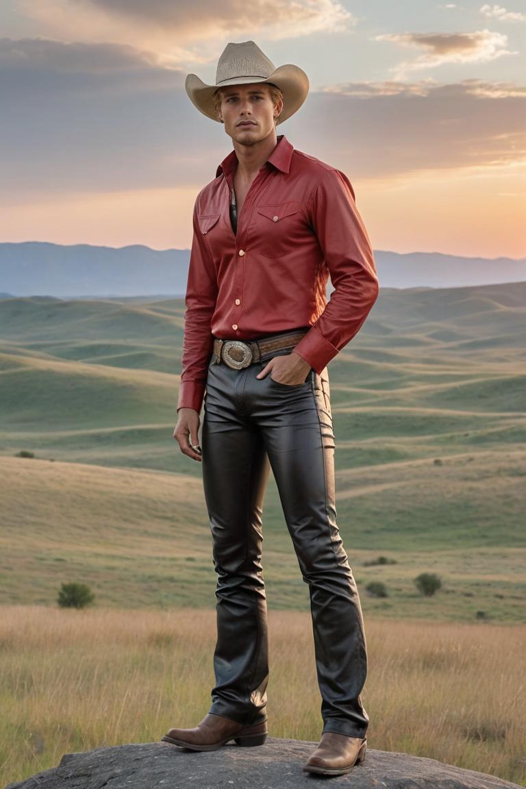 Photify AI prompt preview for Leather Cowboy Vibes pack - 240 - 2025-09-03T15:01:12.583Z