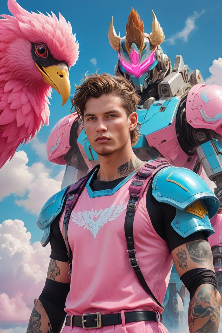 Photify AI prompt preview for Neon Warrior Dream pack - 240 - 2025-11-05T02:21:17.386Z