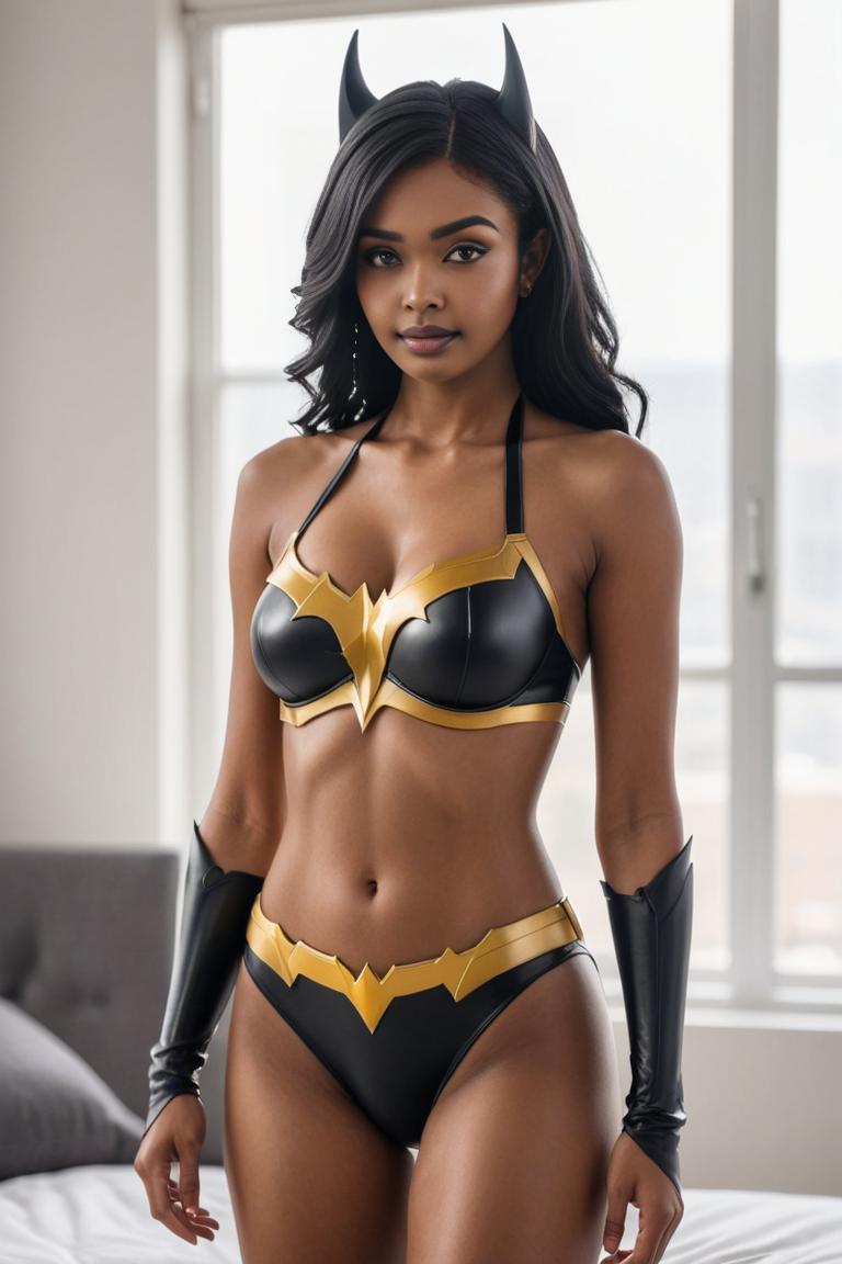 Photify AI prompt preview for Batgirl Cosplay pack - 240 - 2025-08-23T22:43:06.055Z